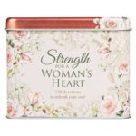 Caught up in our busy schedules, we often find that life has passed us by, leaving us a little dazed and bewildered. Strength for a Women’s Heart offers 150 inspirational devotions to help busy women be encouraged by the fact that our loving Father is always in control even when we feel we aren’t. Strength For A Woman's Heart Cards In Tin